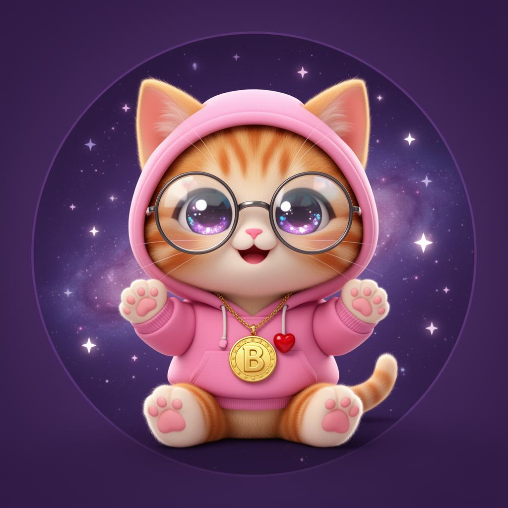 Mybubu β chibi orange kitten mascot in pink hoodie